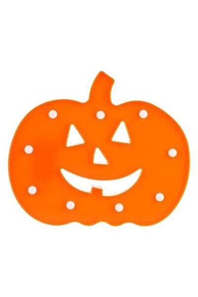 ANTBRO Dovleac decorativ LED portocaliu cu 9 becuri - ornament festiv de Hall...