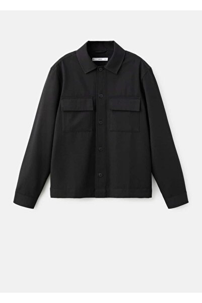 MANGO Man Cepli flanel gömlek ceket