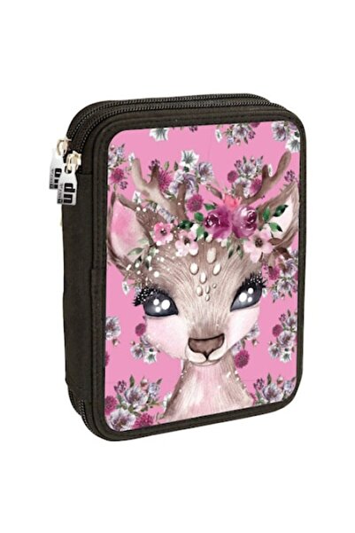 MultiColor Penar echipat 2 fermoare Pink Deer