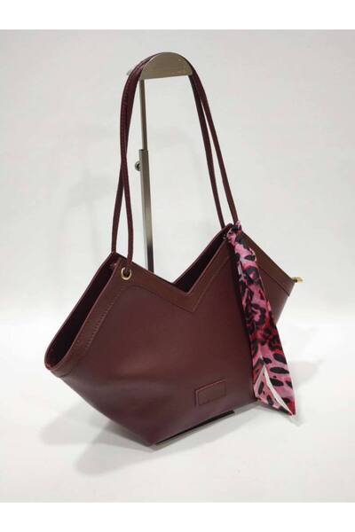 SHIKIRTI Geantă de umăr pentru femei din piele artificială cu închidere cu fe...