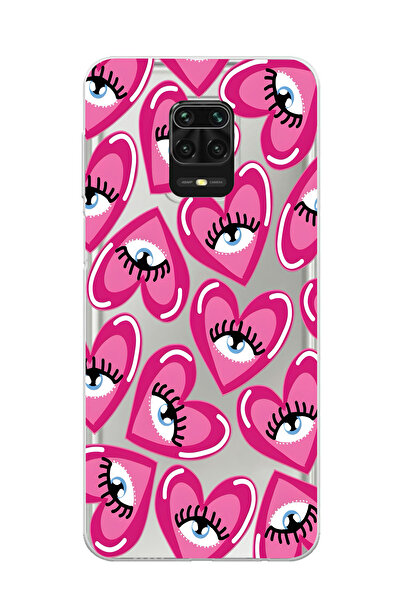 Elorakılıf Xiaomi Redmi Note 9 Pro Uyumlu Baskılı Yumuşak Silikon Şeffaf Tele...