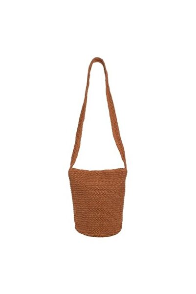 ANTBRO ® Straw Crossbody Bag 30×17×30 cm – -chic, Medium Capacity & Gold Chain