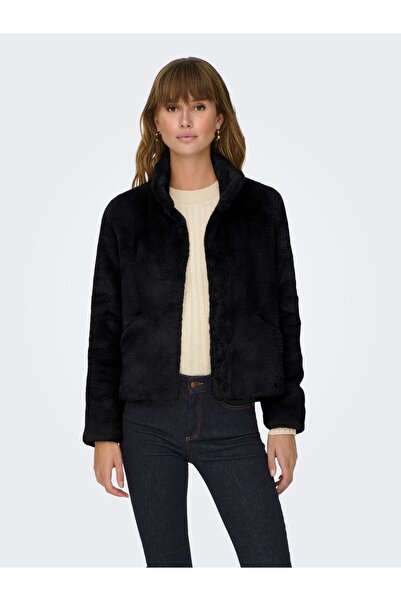 ONLY Onlnewvida Life Faux Fur Jacket Otw Cc Women's Coat 15295423 Black
