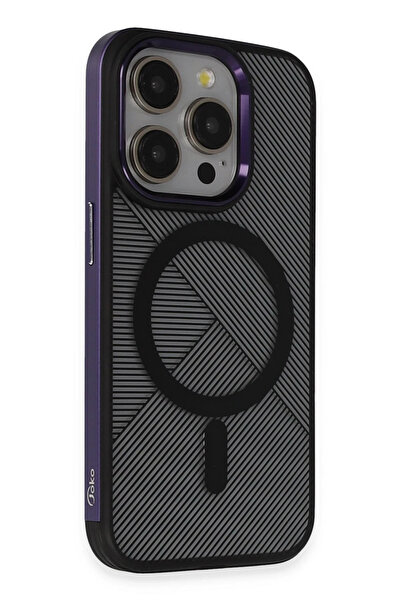 Joko غطاء LVSQVR لهاتف آيفون 14 برو فيتو ماجسيف - (213938) بنفسجي غامق