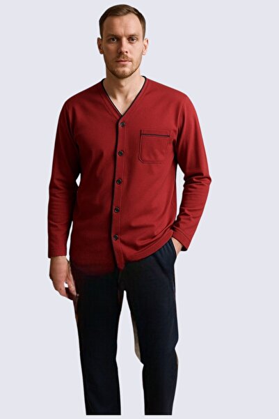 Pjs Pijama Men's front buttoned pajama set