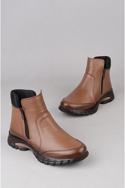 SEÇ KUNDURA Seç 680 Genuine Leather Anatomic Women's Boots Brown