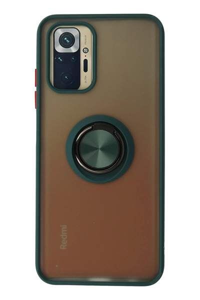 NewFace غطاء حماية من السيليكون لهاتف Xiaomi Redmi Note 10 من LVSQVR مع حلقة ...