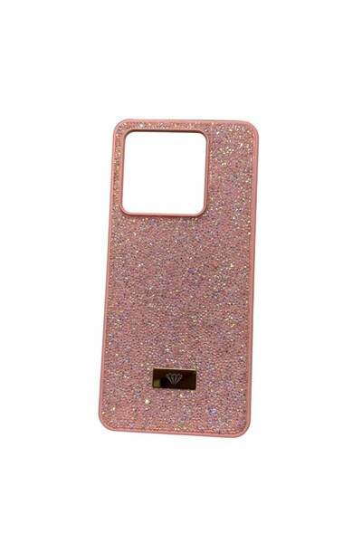 Teleplus Xiaomi Redmi 12C Kılıf Diamond Taşlı Model Bling Kapak