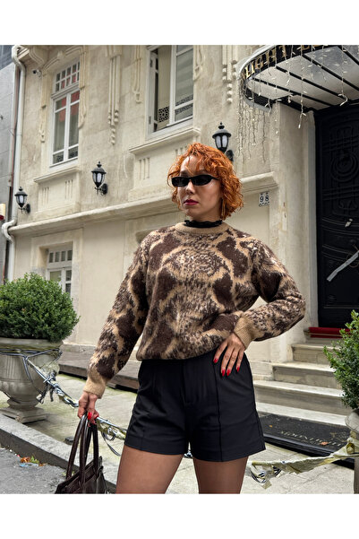 Bak'ap Pulover din lână cu model premium