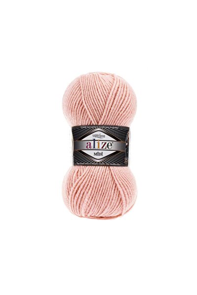 Alize Superlana Midi Hand Knitting Yarn 100g – Soft and Durable - Color Code: 523 - Crystal Pink