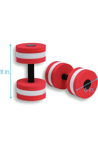 Trademark Innovations Lightweight Water Exercise Dumbbells - 2-Pack Foam (Trademark Innovations)