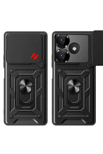 NewFace Lvsqvr Xiaomi Redmi 13 4g Case Pars Silicone with Lens Ring (213523) - Navy Blue