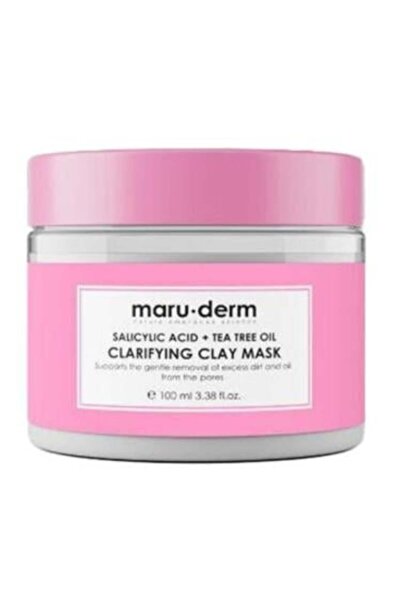 Maru.Derm قناع الطين المنقي بحمض الساليسيليك + زيت شجرة الشاي من ماروديرم- 100مل