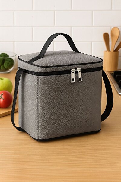 Bambus Home 10 Litre Piknik Seyahat Çantası Yemek Taşıma Çantası Termos Terma...