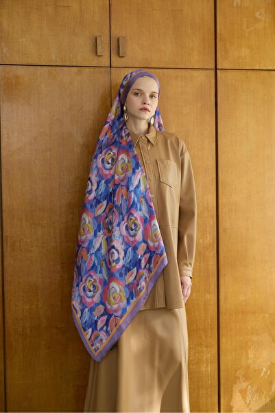 İpekhan Şal din mătase indiană Winter Bloom 5014