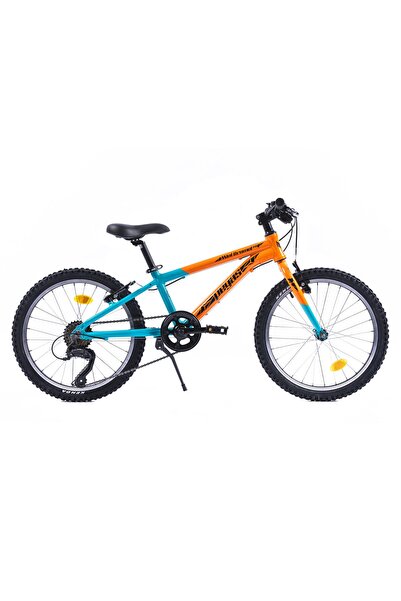 Pegas Mini Drumet 20 inch Children's MTB Bike, Orange/Turquoise