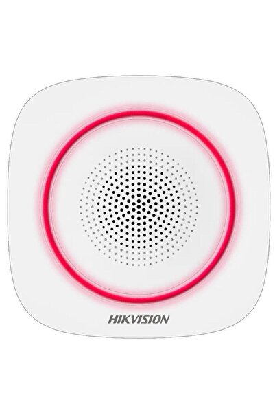 Hikvision Sirenă wireless AX PRO de interior cu LED-uri roz, 868Mhz - DS-PS1-I-WE-R