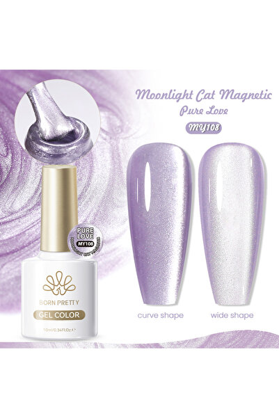 Born Pretty Moonlight Korean Cat Eye Kore Kedi Gözü Kalıcı Oje 10 ml MY108