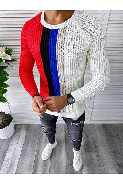 dehaine Men's striped sweater, T3575