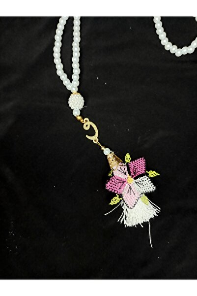 yörük tuhafiye Handmade Needle-Weaving Pearl Rosary, Dowery Rosary, Groom's Rosary, Bride's Rosary, Bohça Rosary