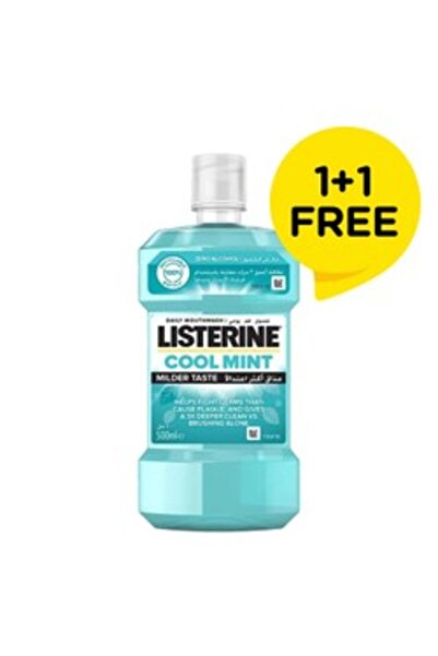 Listerine غسول فم سائل مضاد للجراثيم بنكهة النعناع المنعش (عبوة مزدوجة 2×250 مل)