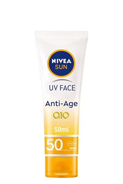 NIVEA Sun Screen UV Face Anti Aging Q10 50 SPF Normal & Dry Skin SPF 50ML