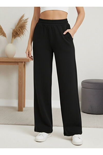 Ceylen Παντελόνι Premium με ελαστική μέση από ύφασμα Modal, ίσιο πόδι, άνετο ...