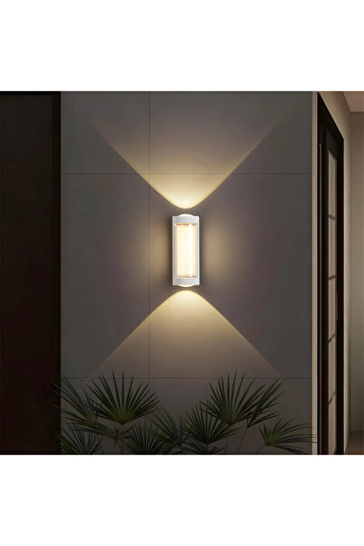 ETRONIK Mini Modern Wall Sconce 3000K IP54 Aluminum Embedded LED Wall Light for Indoor Outdoor Use