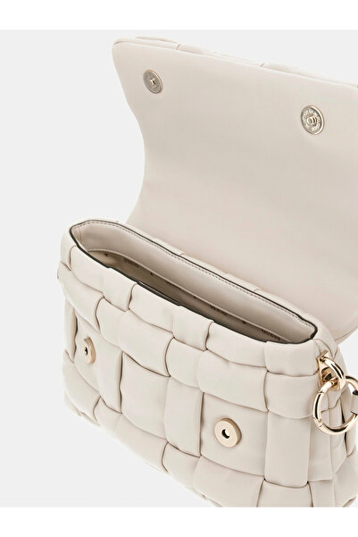 Guess Marion Women's Ecru Shoulder Bag Hwwg8072190-Bon