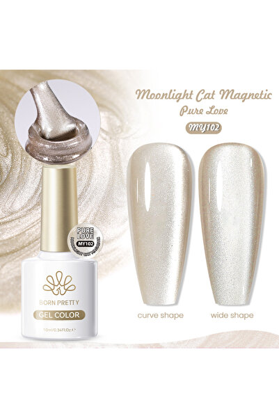 Born Pretty Moonlight Korean Cat Eye Kore Kedi Gözü Kalıcı Oje 10 ml MY102