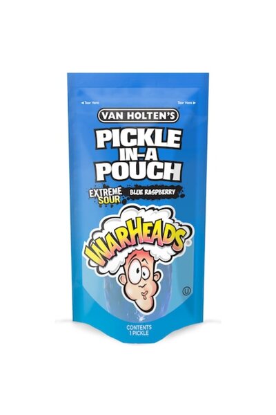 Van Holtens Muratura extreme sour WarHeads, zmeura albastra, Van Holten's, 140 g