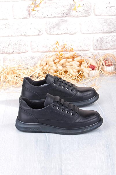 Mehmet Mete 8932 Napa Comfortable Rubber Sole Original Genuine Leather Men's Shoes