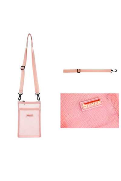 Samar Stylish Mesh Water Bottle Holder Bag, Holds up to 18 oz with Adjustable Shoulder Strap | 5 Trendy Colors