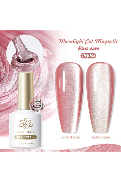 Born Pretty Moonlight Korean Cat Eye Kore Kedi Gözü Kalıcı Oje 10 ml MY106