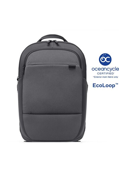 Dell CP5426G Ecoloop Plus 14" laptop backpack, gray, with shoulder strap