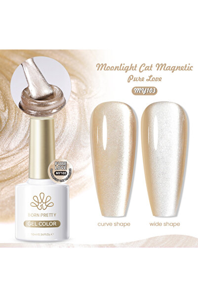 Born Pretty Moonlight Korean Cat Eye Kore Kedi Gözü Kalıcı Oje 10 ml MY103