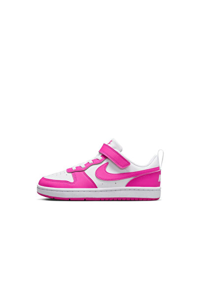 Nike Court Borough Low Ps Children's Pink Sneaker Shoes (Sporti̇ks)