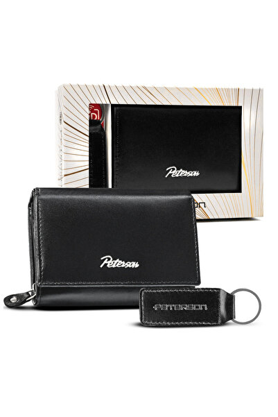 Other Set cadou: portofel și breloc spațios pentru femei, din piele naturală ...