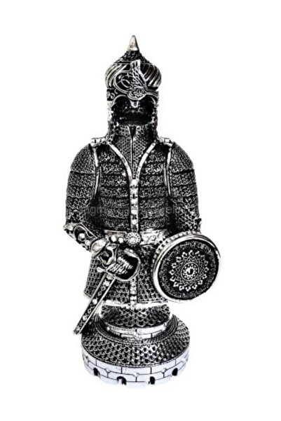 Hanlar Home Small Size Conquest Armor Trinket-Silver Color