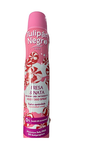 Tulipan Negro Deodorant Spray - Fresa & Nata