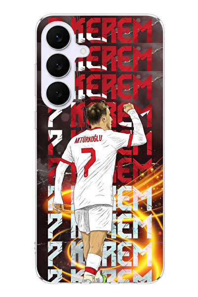 TechTree Samsung Galaxy S25 FE Compatible Kerem Aktürkoğlu Sevinç, Printed Silicone Case