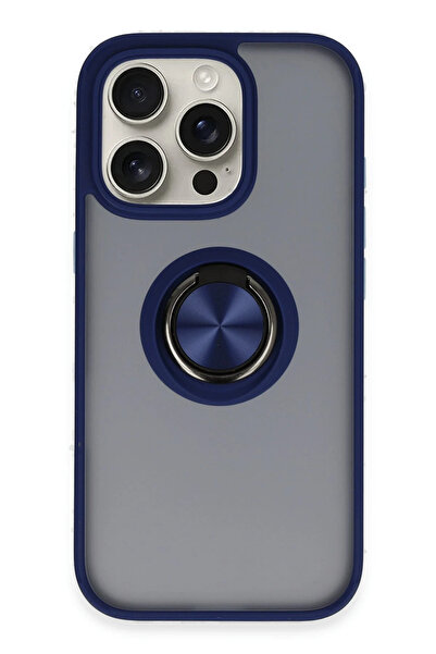 NewFace غطاء حماية LVSQVR لهاتف آيفون 16 برو مع حلقة مونتريال (225019) - أزرق...