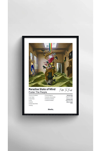 Thetic Foster the People - Paradise State of Mind Album Collection Premium Spotify Poster!