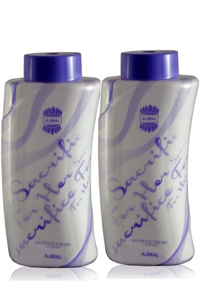 Ajmal Perfumes Scrubface Powder Softness Long-Lasting Scent 2 Pieces More Variation