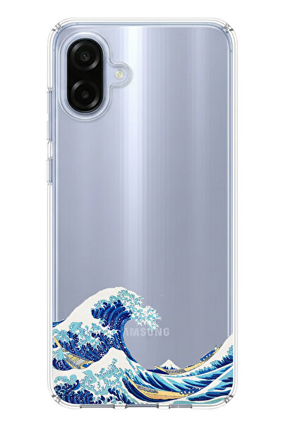 TechTree حافظة سيليكون متوافقة مع هاتف سامسونج جالاكسي A07 بتصميم موجة كاناغا...