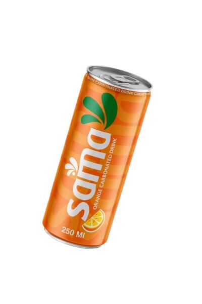 Sama Carbonated Drink Orange - 250 ml x 24