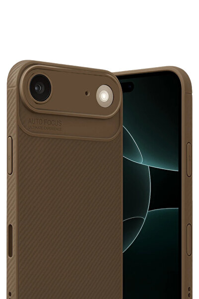 NewFace Lvsqvr Apple iPhone 17 Air Auto Focus Carbon Cover (230417) - Brown