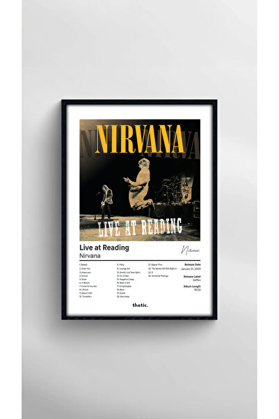 Thetic Nirvana - Live at Reading Albüm Koleksiyonu PREMIUM Spotify Poster!