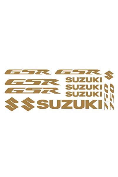 Oracal 651 Set 13 stickere suzuki gsr 750 v3,20cm x 2cm, cupru