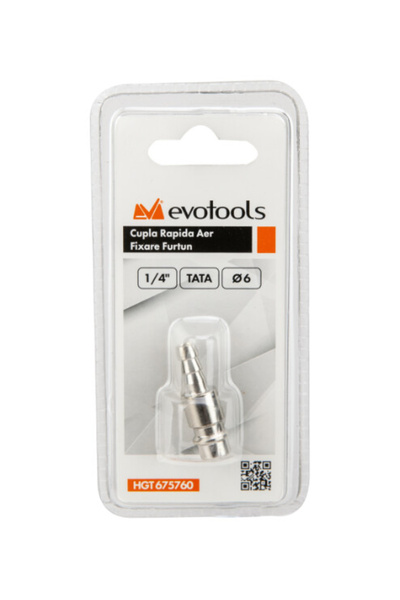 Evotools Tata Air Quick Coupling 1/4 Hose Fixing 8 mm